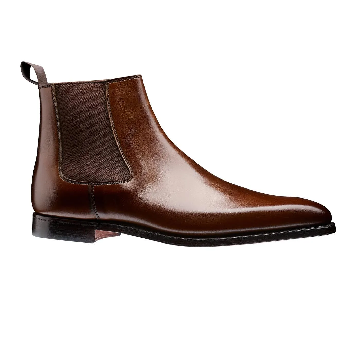 Lingfield Dark Brown Burnished Calf,Men Footwear