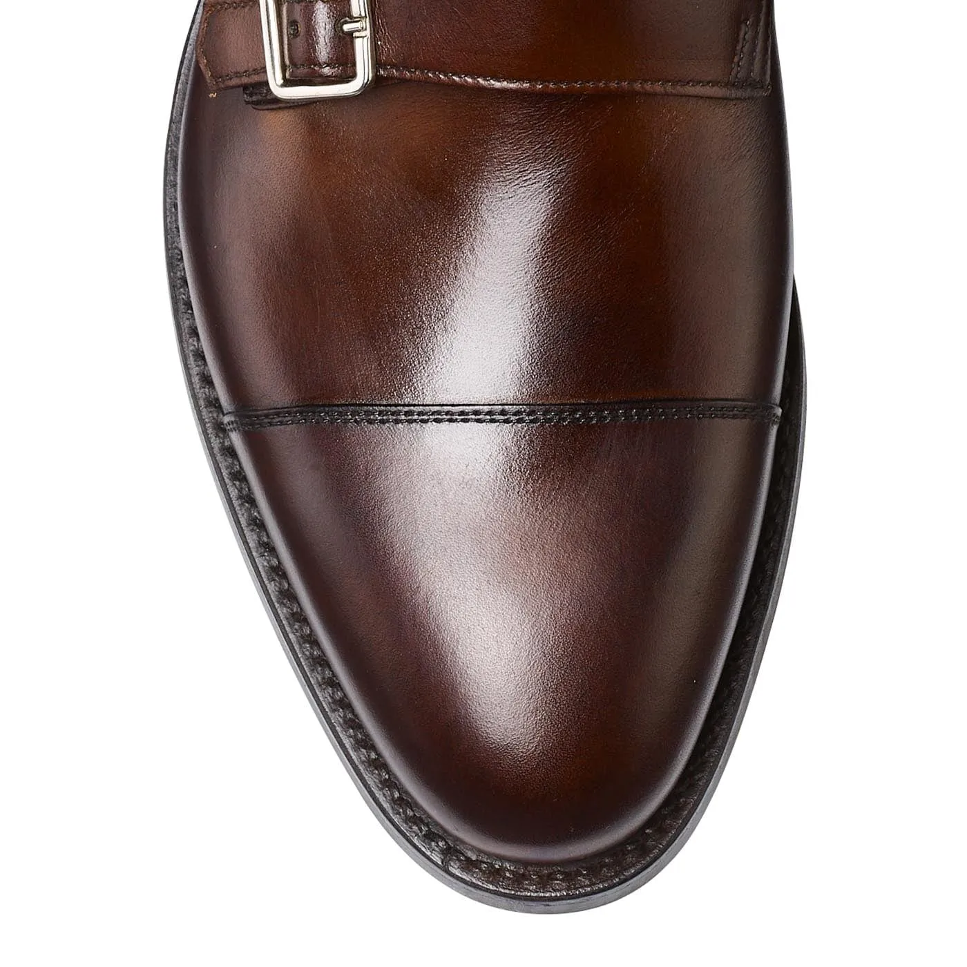 Lowndes 4 Dark Brown Burnished Calf,Men Footwear