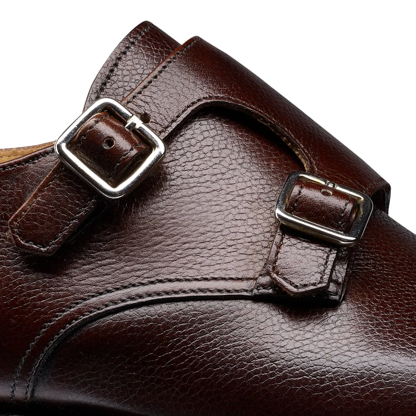 Lowndes Dark Brown Pebble Grain,Men Footwear
