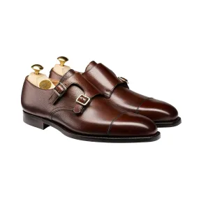 Lowndes Dark Brown Pebble Grain,Men Footwear