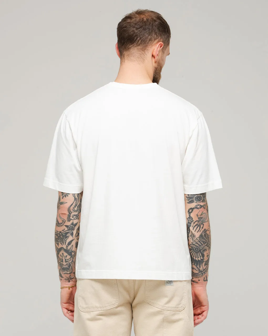 Loyalty Boxy T-Shirt - Off White,Men Tops
