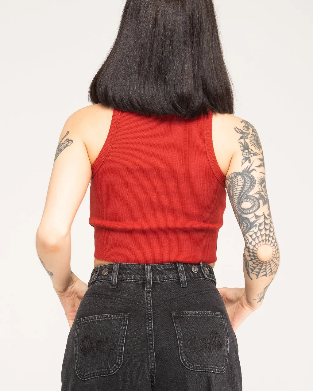 Loyalty Vest - Red,Women Tops