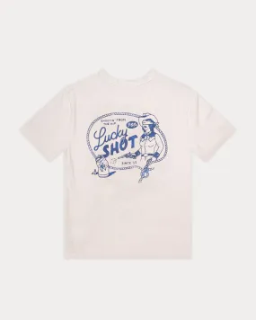 Lucky Shot T-Shirt - Bone,Men Tops