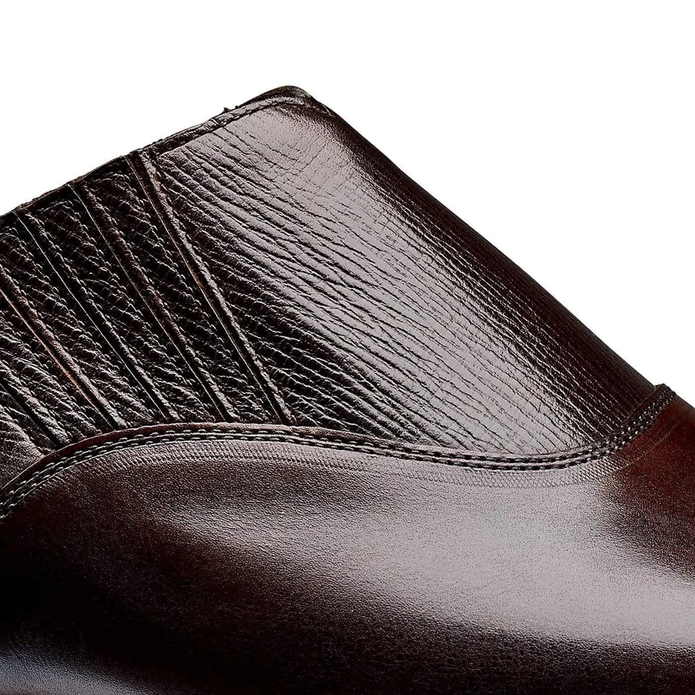 Magee Dark Brown Antique Calf & Dark Brown Willow Grain,Men Footwear