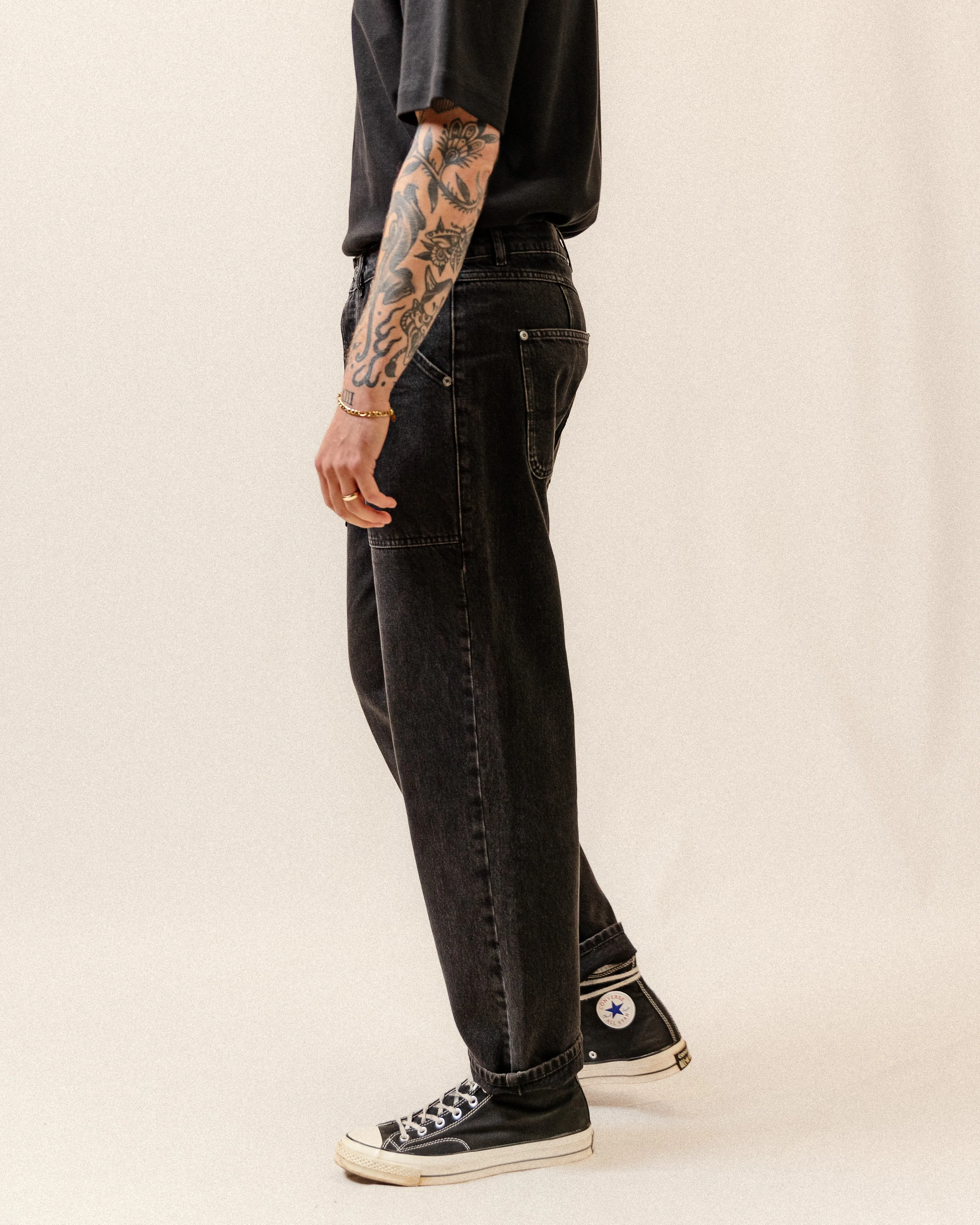 Mojave Denim Jeans - Washed Black,Men Tops