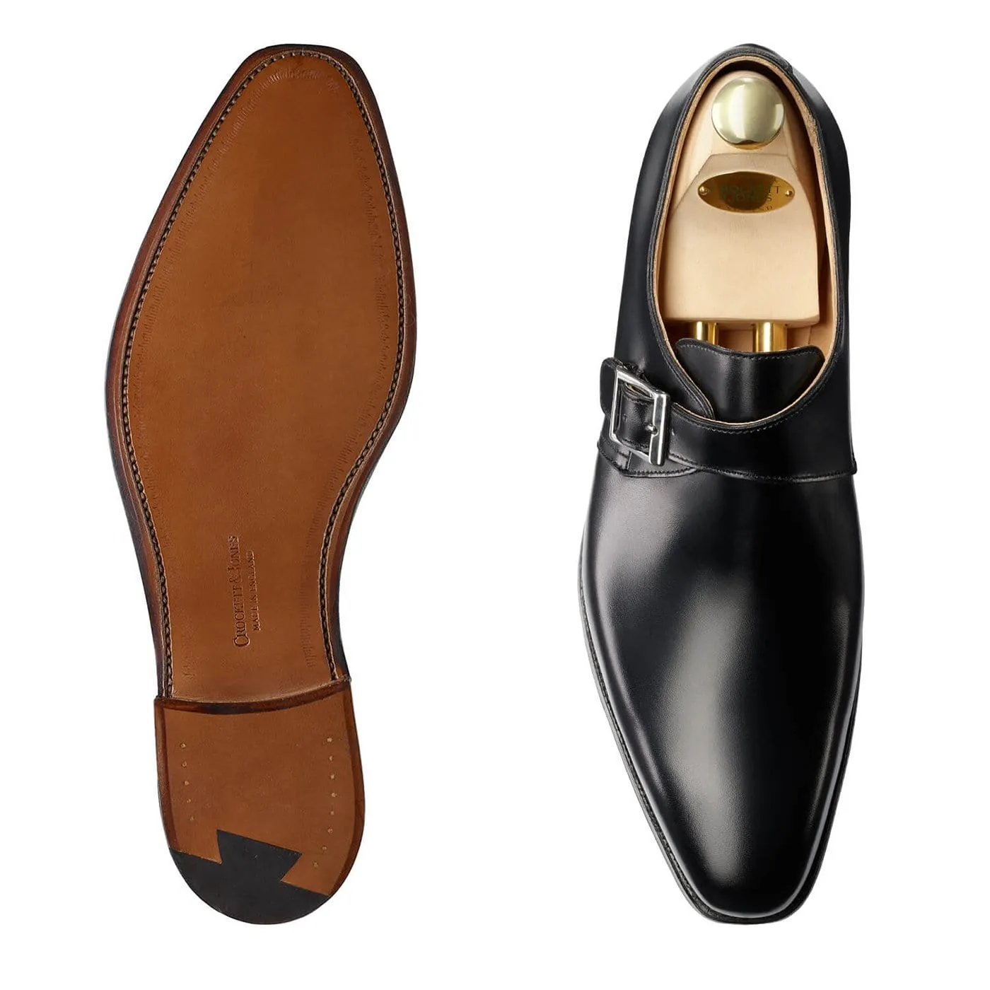 Monkton Black Calf,Men Footwear