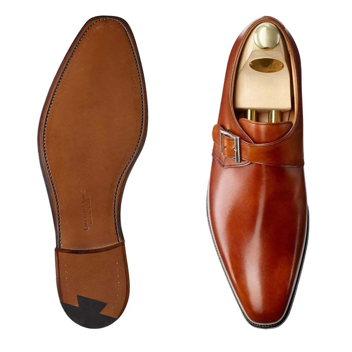 Monkton Chestnut Burnished Calf,Men Footwear