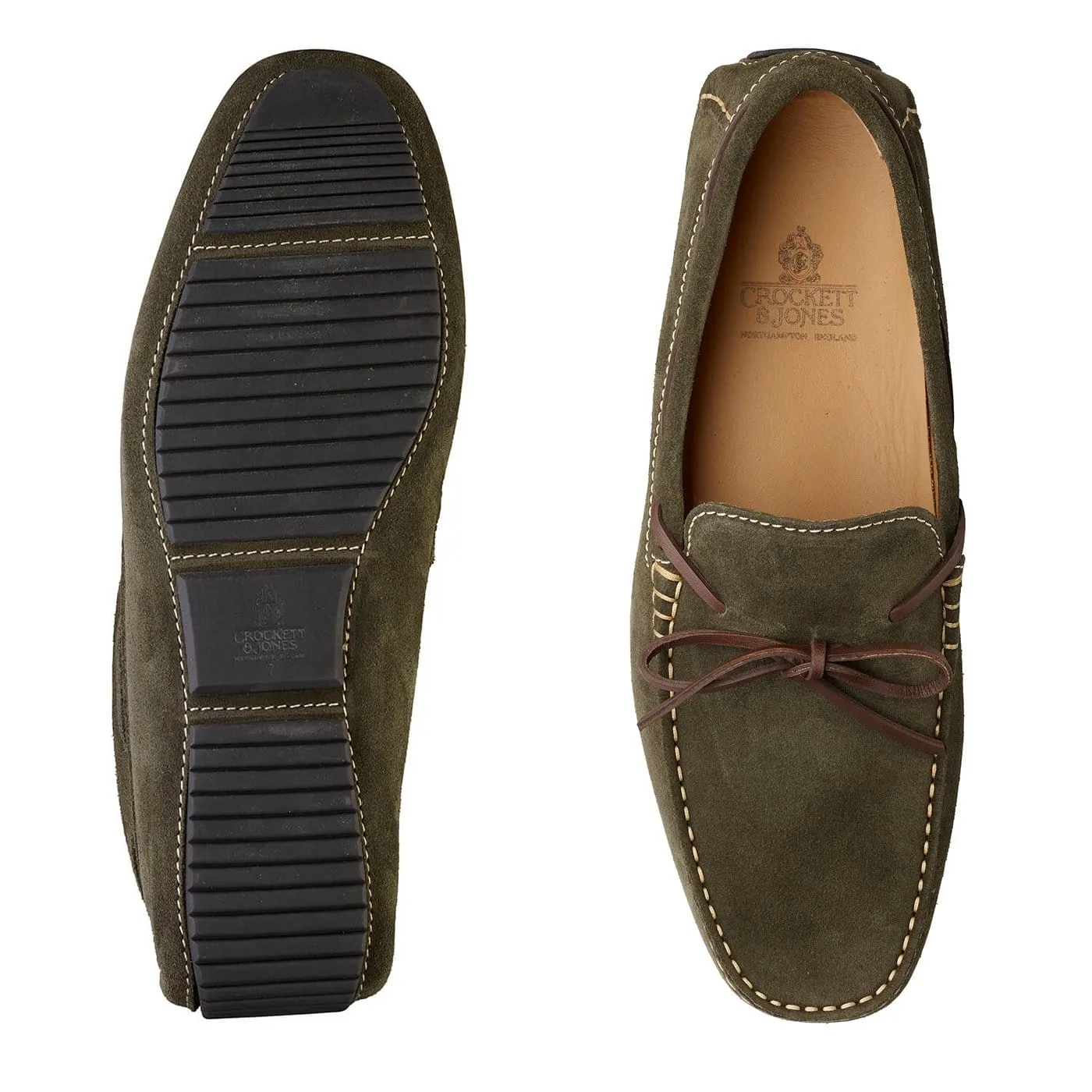 Napoli Earth Green Suede,Men Footwear