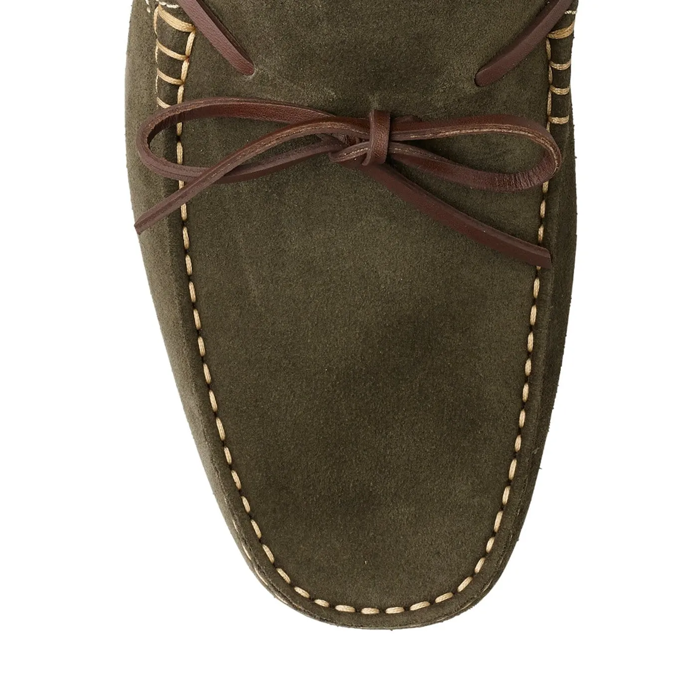 Napoli Earth Green Suede,Men Footwear