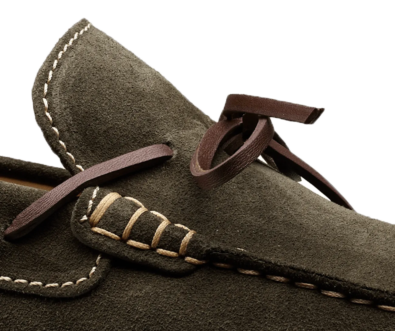 Napoli Earth Green Suede,Men Footwear