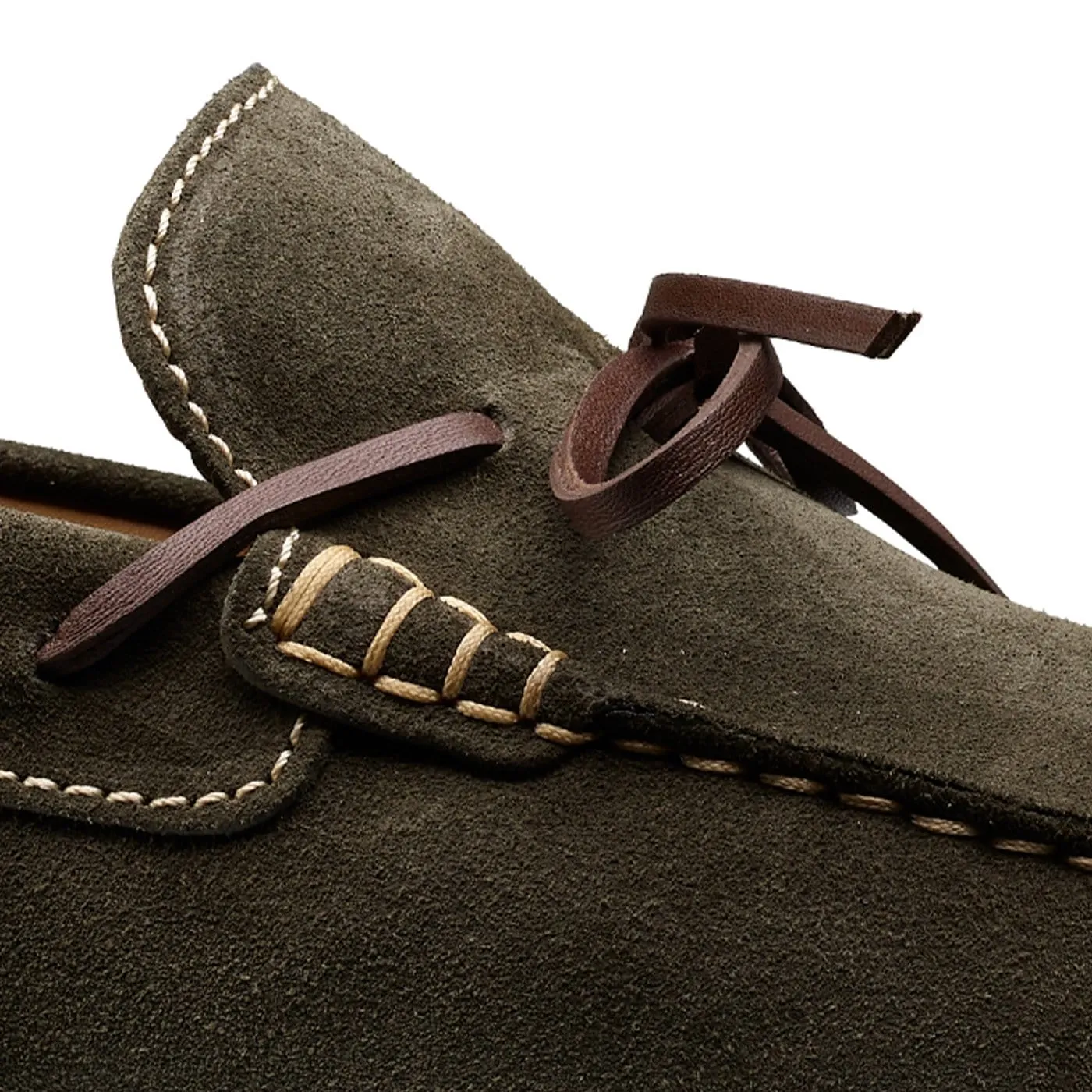 Napoli Earth Green Suede,Men Footwear