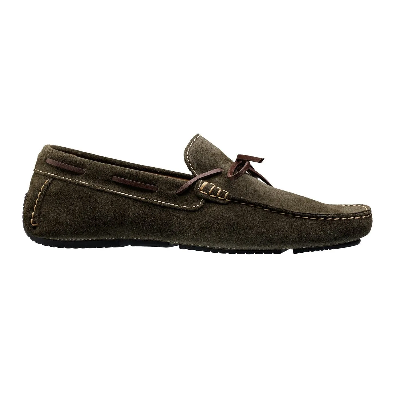 Napoli Earth Green Suede,Men Footwear