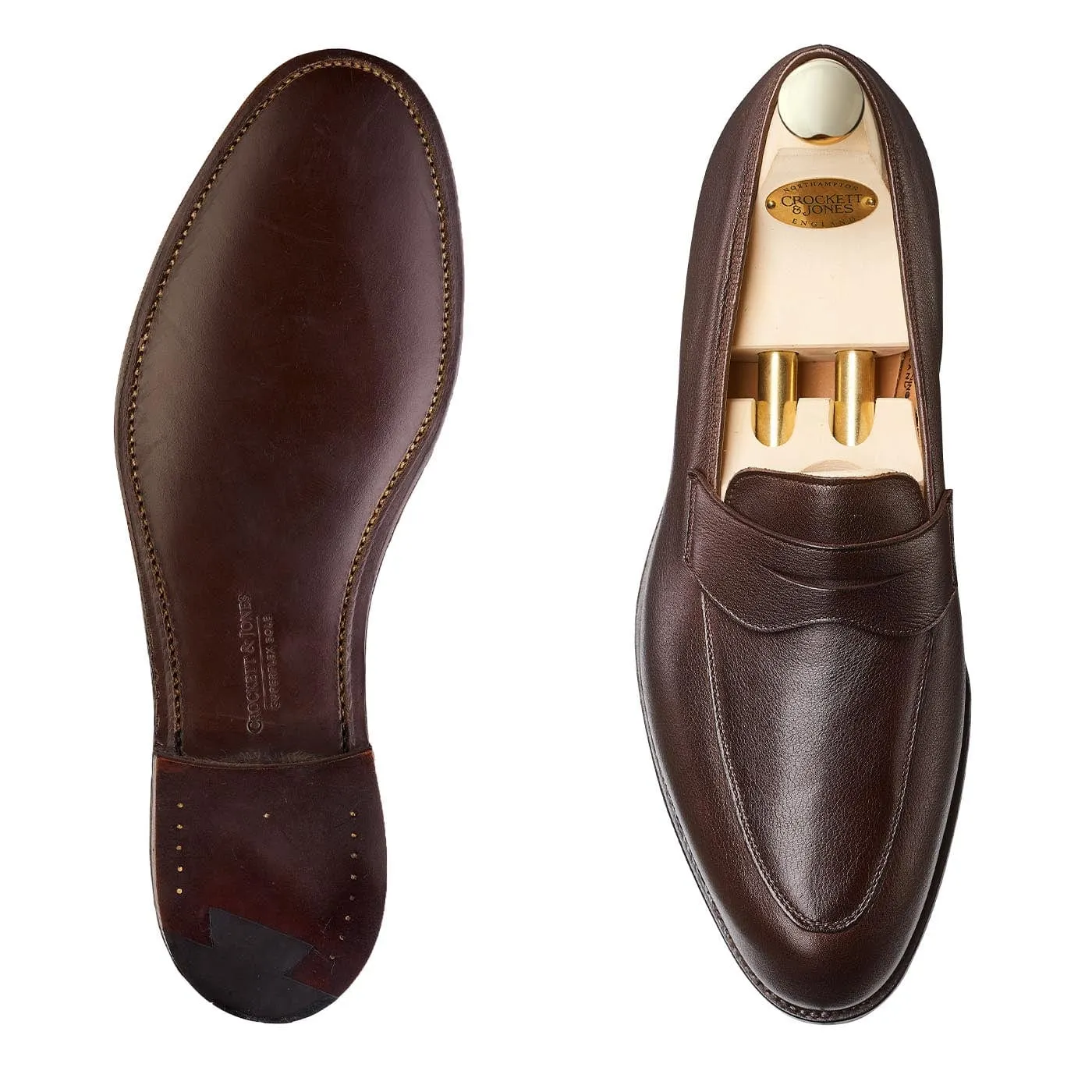 Nice Dark Brown Milled Calf,Men Footwear