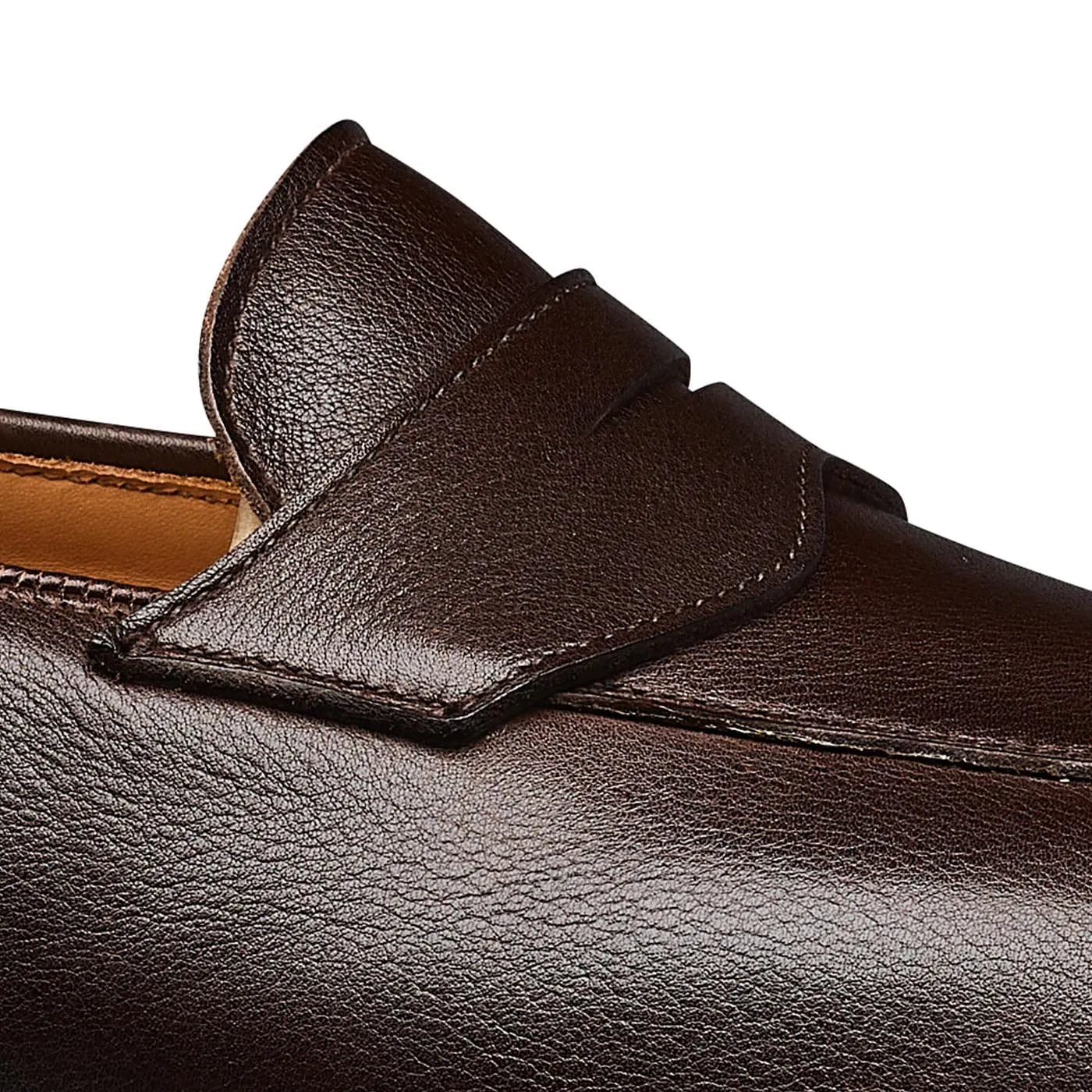 Nice Dark Brown Milled Calf,Men Footwear