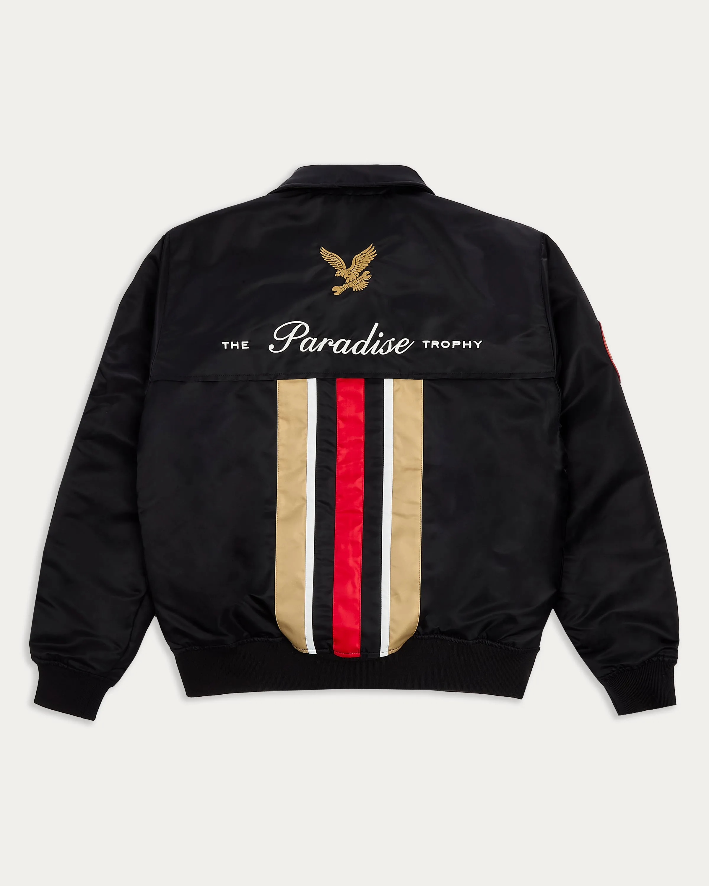 Paradise Trophy Bomber Jacket - Black,Men Tops