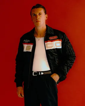 Paradise Trophy Bomber Jacket - Black,Men Tops