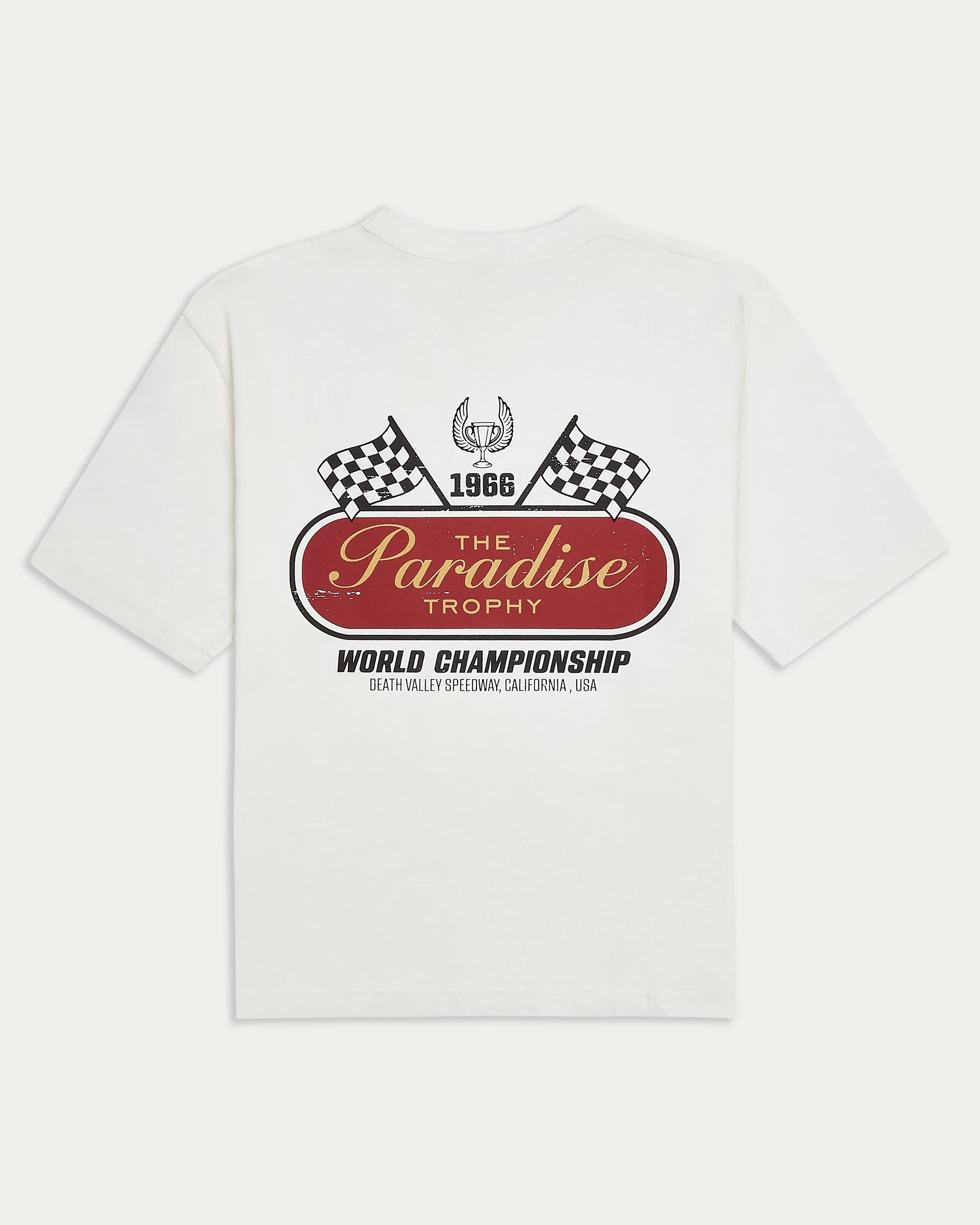 Paradise Trophy Boxy T-Shirt - Off White,Men Tops