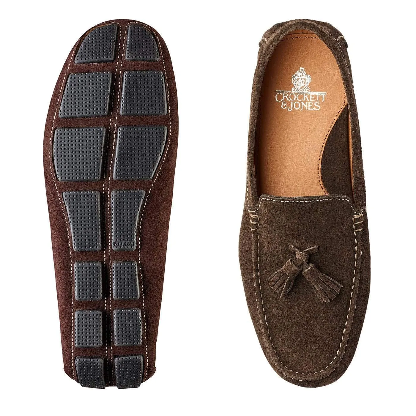 Parma Dark Brown Suede,Men Footwear