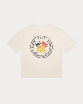 Parts & Service Boxy T-shirt - Bone,Men Tops