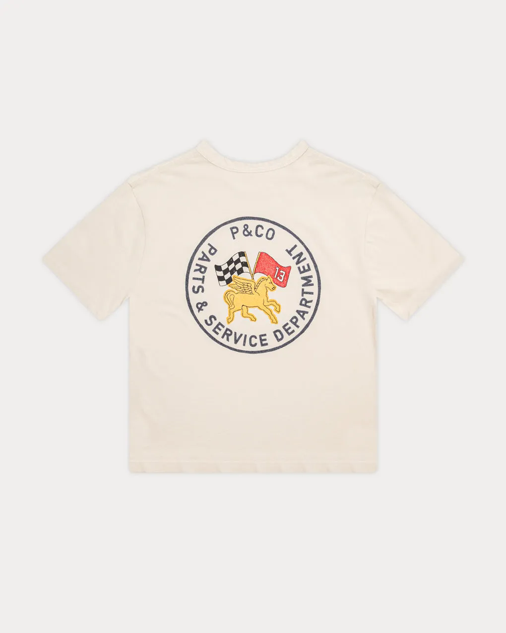 Parts & Service Boxy T-shirt - Bone,Men Tops