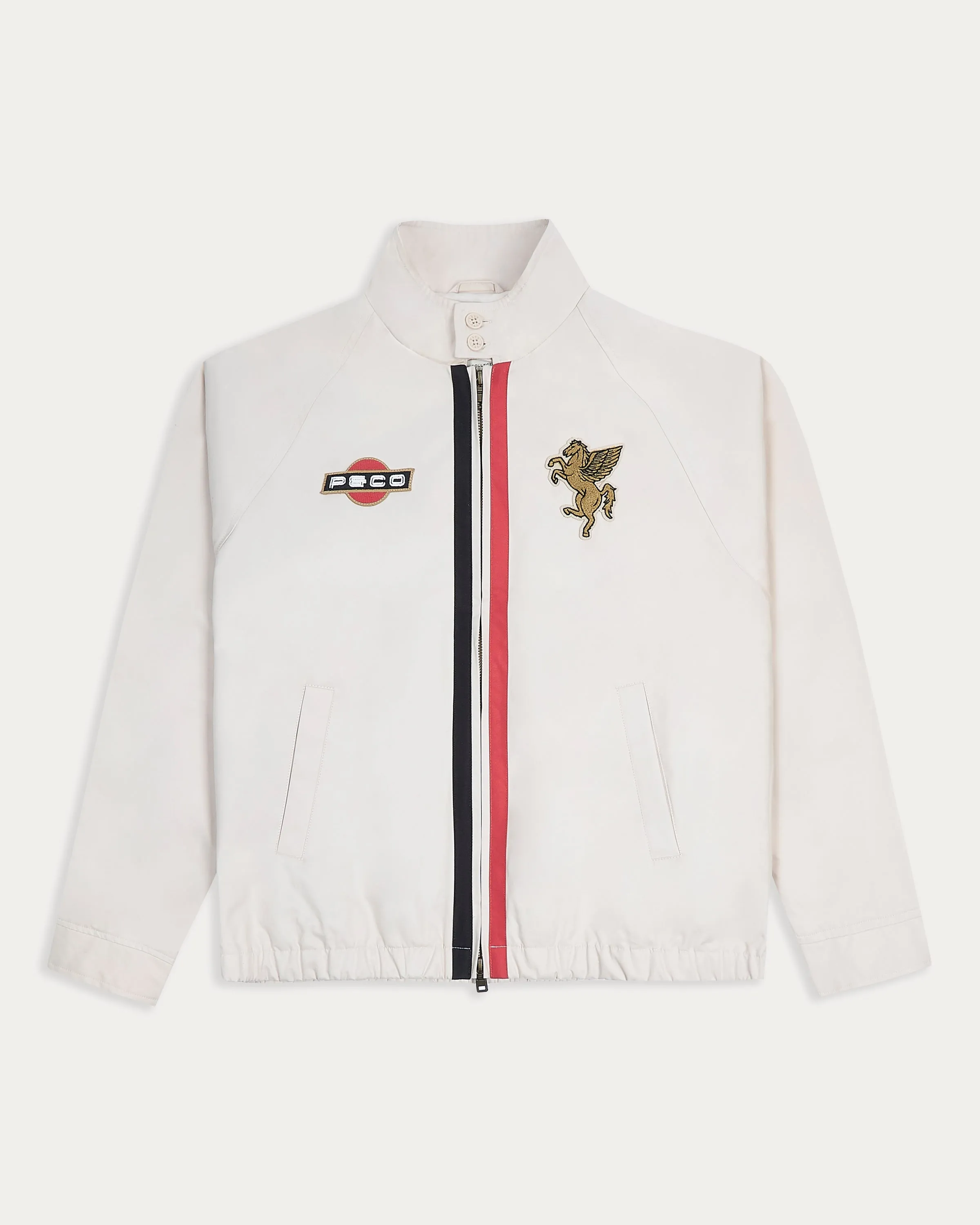 Pegasus Harrington Jacket - Ecru,Men Tops
