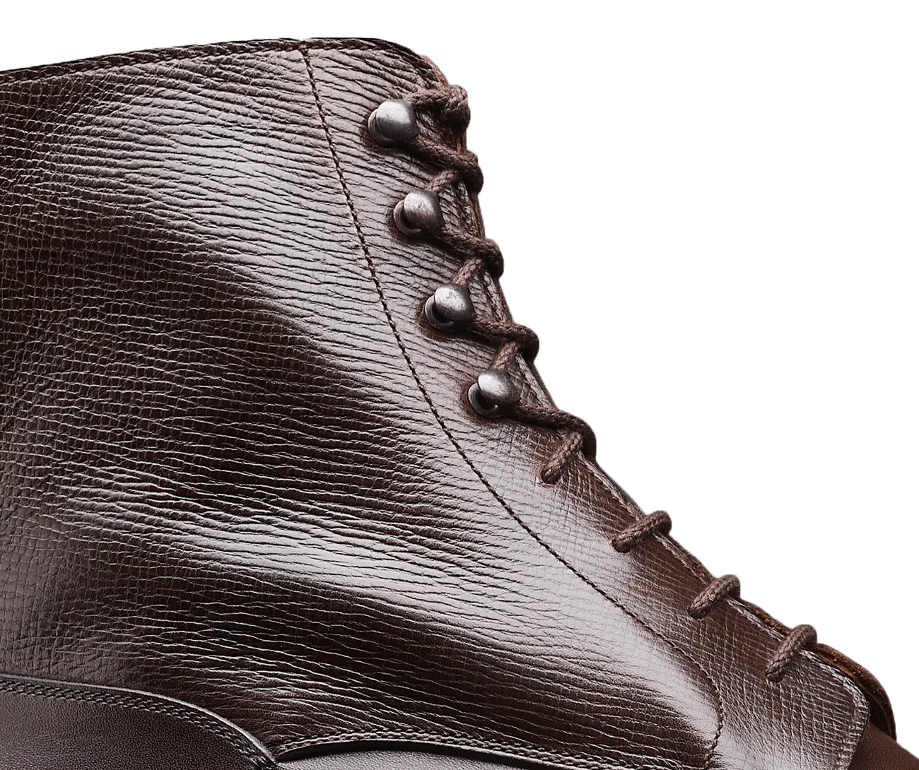Perth Coffee Antique Calf & Dark Brown Willow Grain,Men Footwear