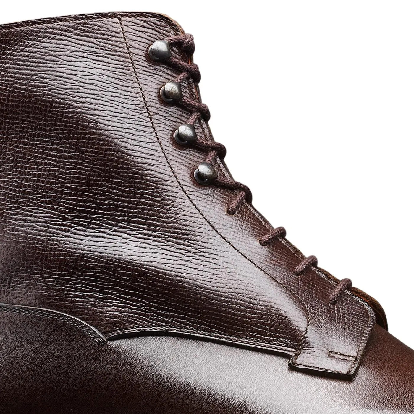 Perth Coffee Antique Calf & Dark Brown Willow Grain,Men Footwear