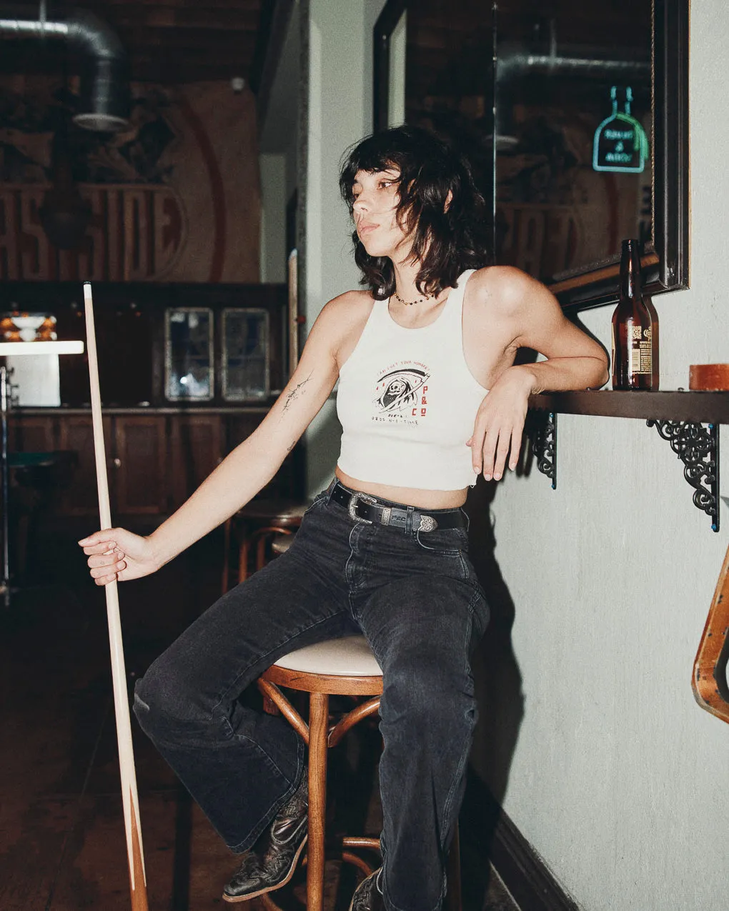Reaper Vest - Bone,Women Tops