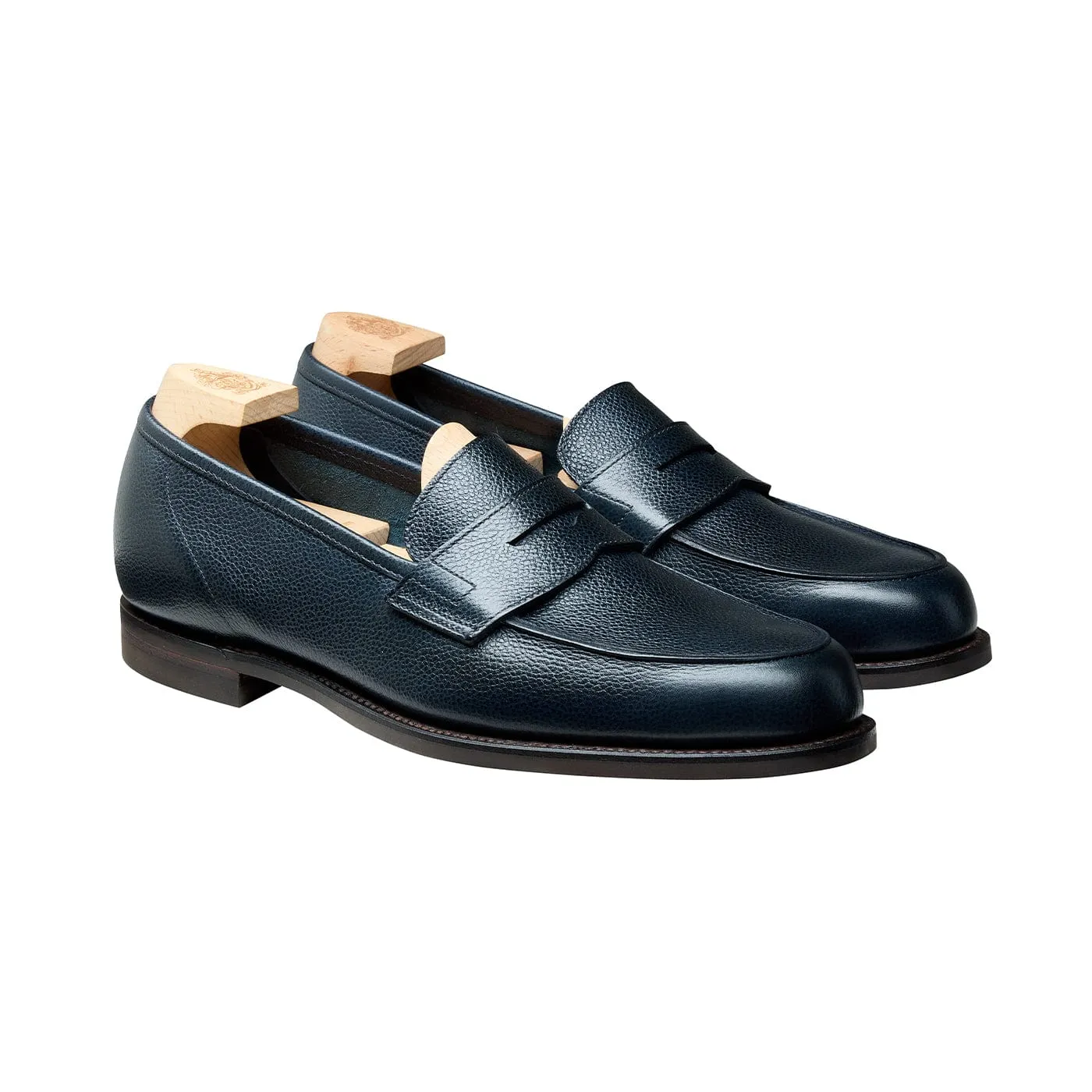 Richmond 2 Navy Pebble Grain,Men Footwear
