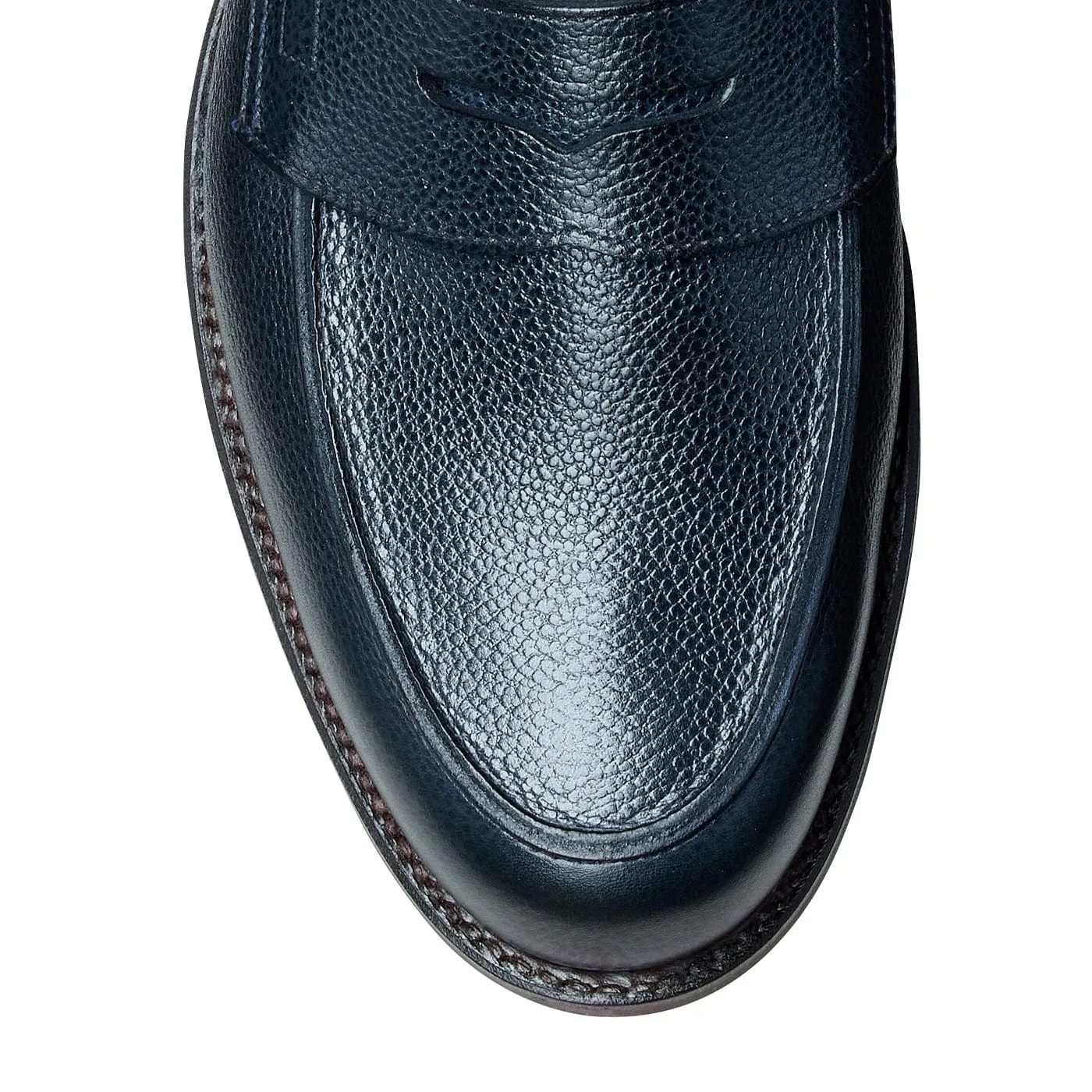 Richmond 2 Navy Pebble Grain,Men Footwear