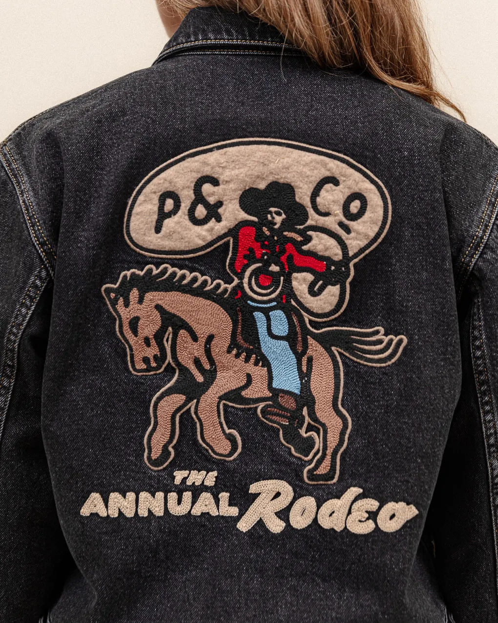 Rodeo Carpenter Jacket - Washed Black,Women Tops