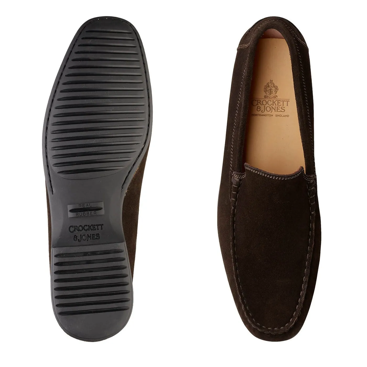 Roma Dark Brown Suede,Men Footwear