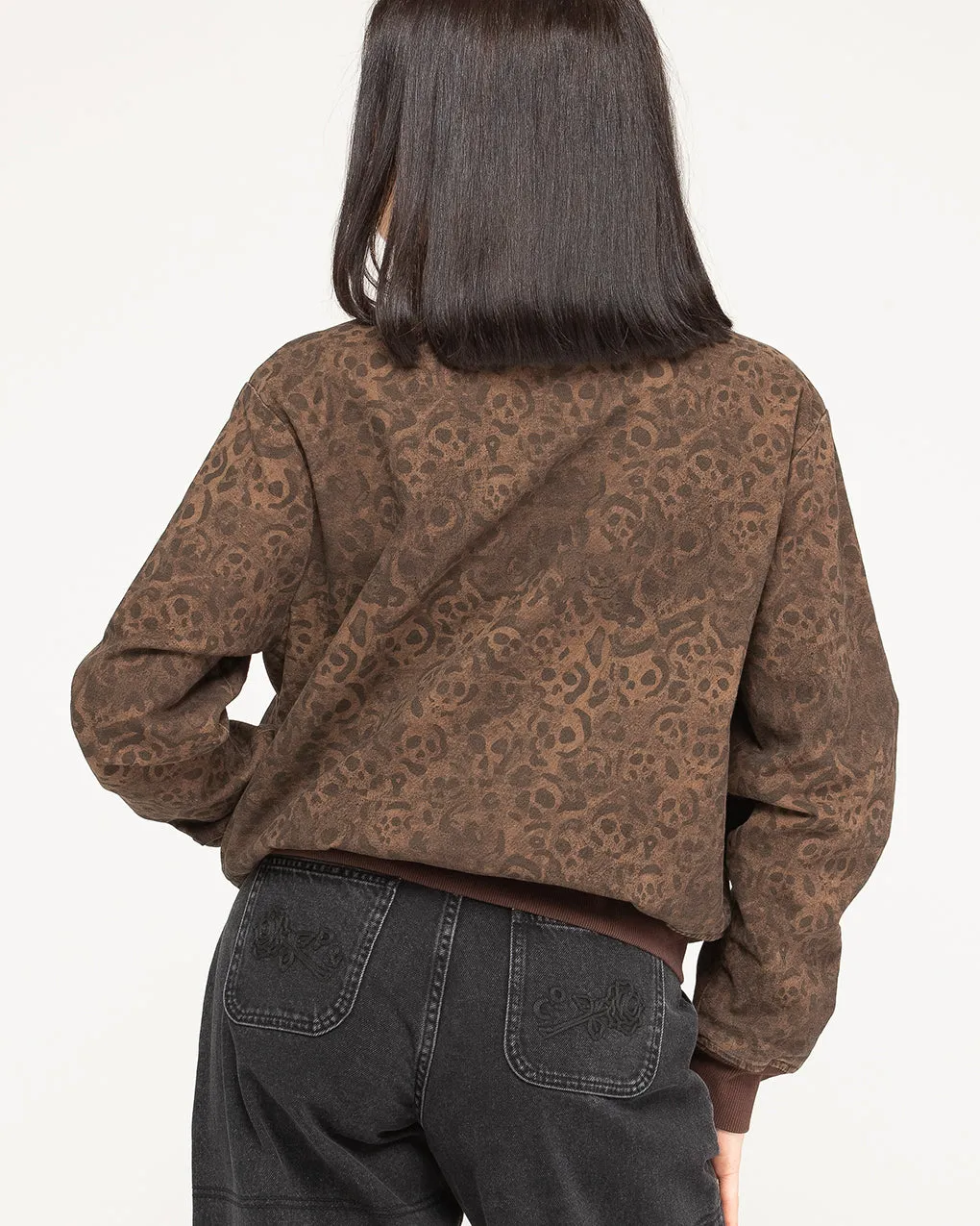 Rosette Turner Jacket - Leopard Print,Women Tops