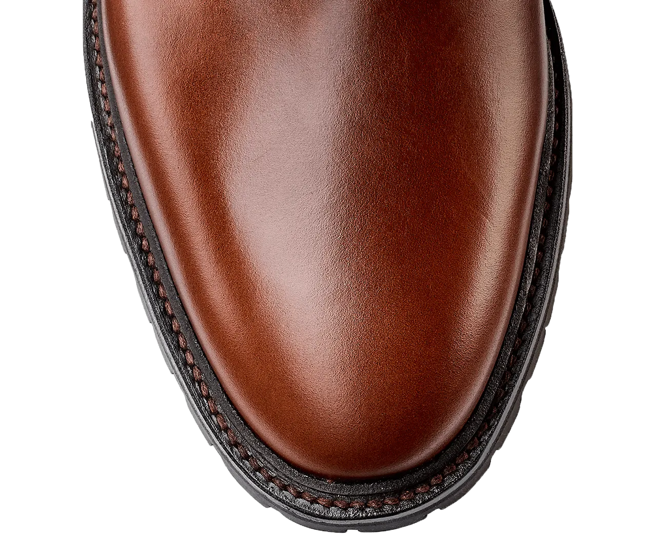 Ross Chocolate Hurricane Hide & Earth Green Suede Collar,Men Footwear