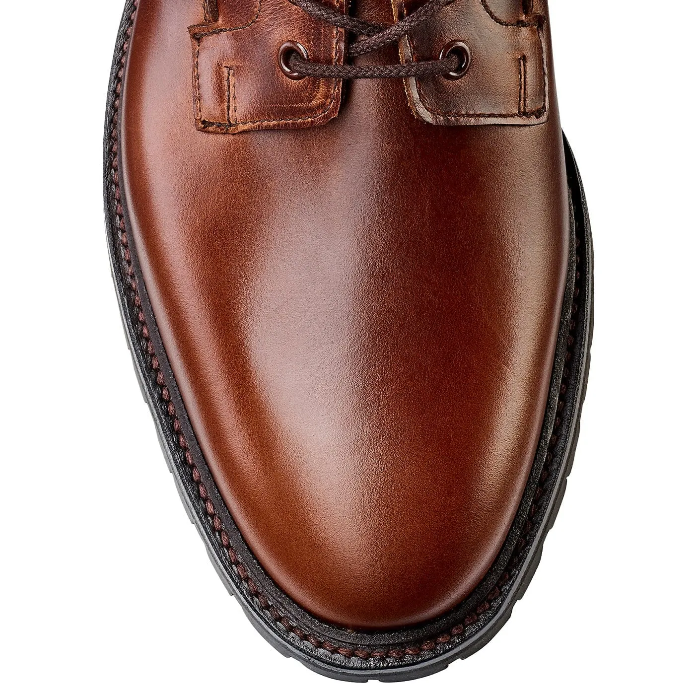 Ross Chocolate Hurricane Hide & Earth Green Suede Collar,Men Footwear