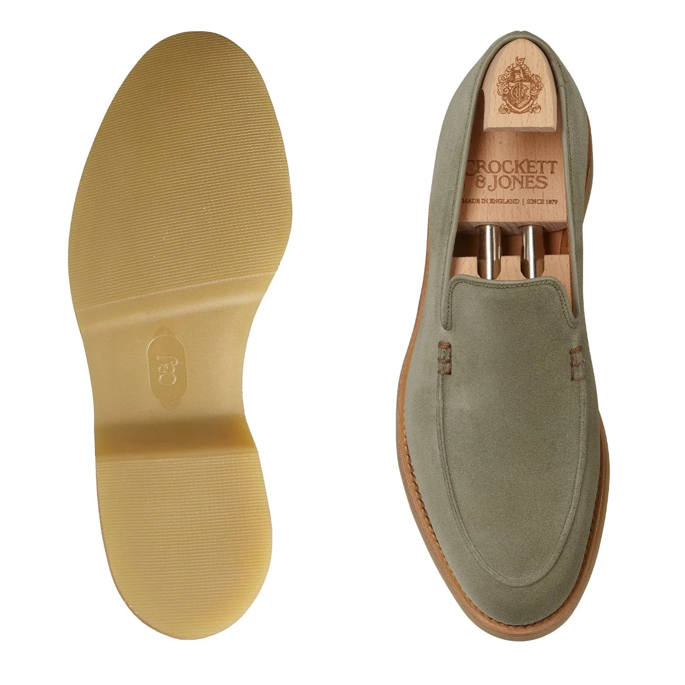 Salcombe 2 Pistachio Suede,Men Footwear