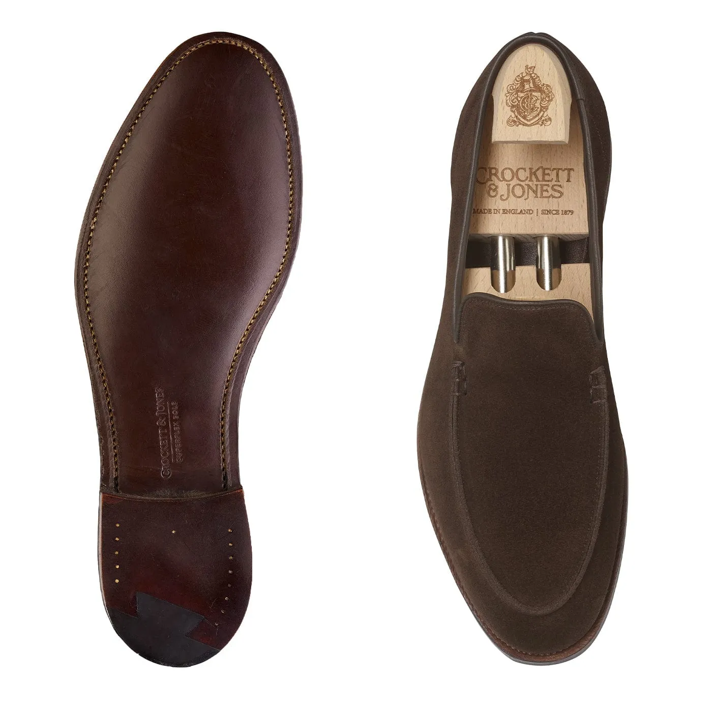 Salcombe Dark Brown Suede,Men Footwear