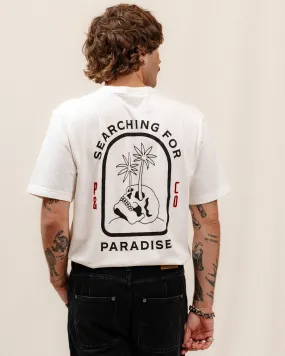 Searching For Paradise T-Shirt - Off White,Men Tops