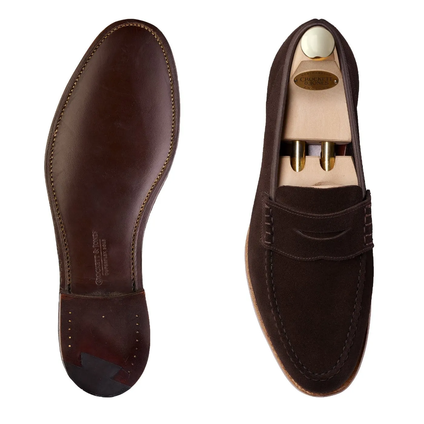Seaton Dark Oak Suede,Men Footwear