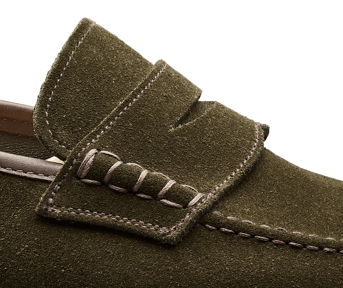 Seaton Earth Green Suede,Men Footwear