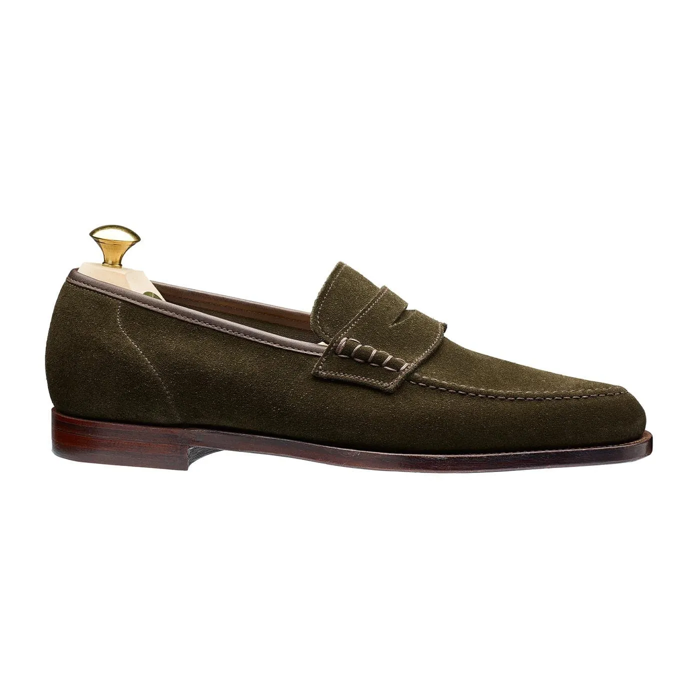 Seaton Earth Green Suede,Men Footwear