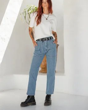 Service Fatigue Pants - Denim,Women Tops