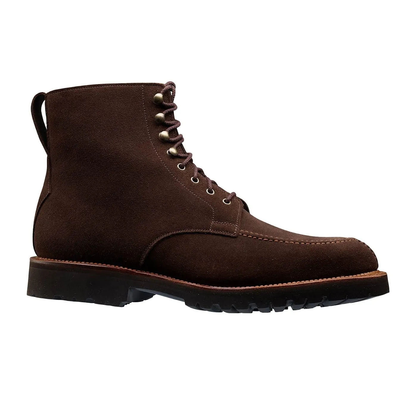 Shannon Dark Brown Suede,Men Footwear