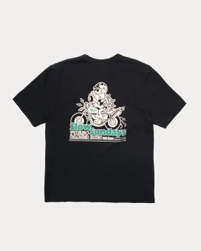Slow Sundays Nitro T-Shirt - Washed Black,Men Tops