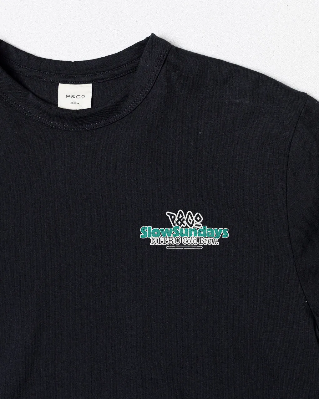 Slow Sundays Nitro T-Shirt - Washed Black,Men Tops