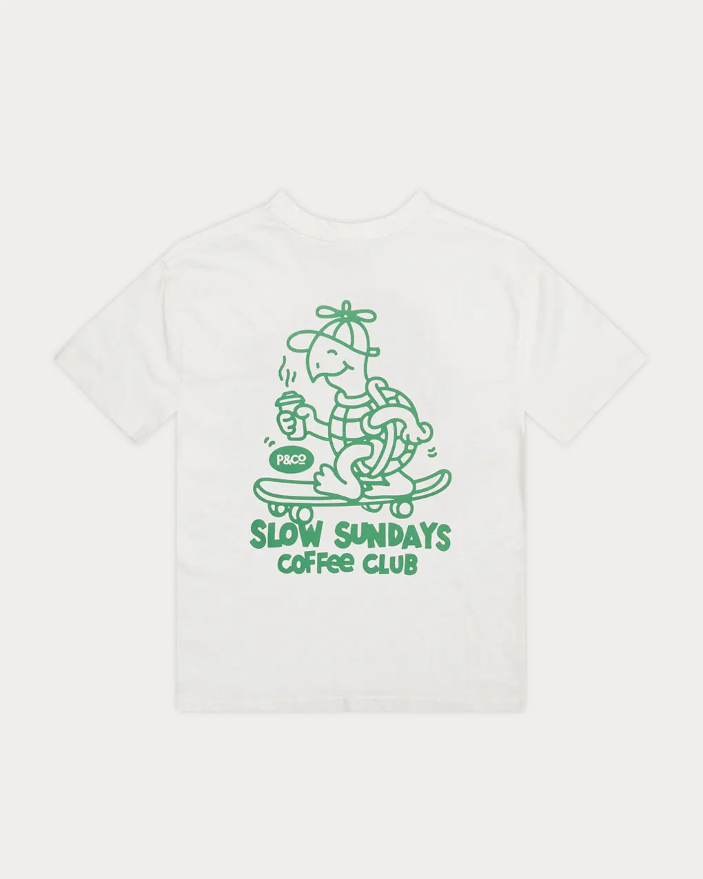 Slow Sundays T-Shirt - Off White,Men Tops