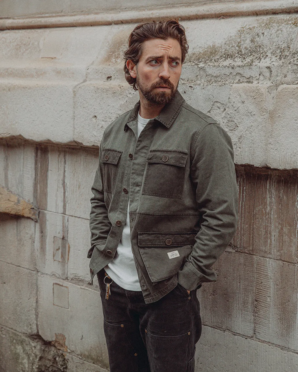 Surplus Jacket - Khaki,Men Tops