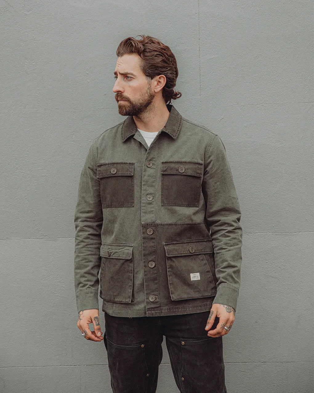 Surplus Jacket - Khaki,Men Tops