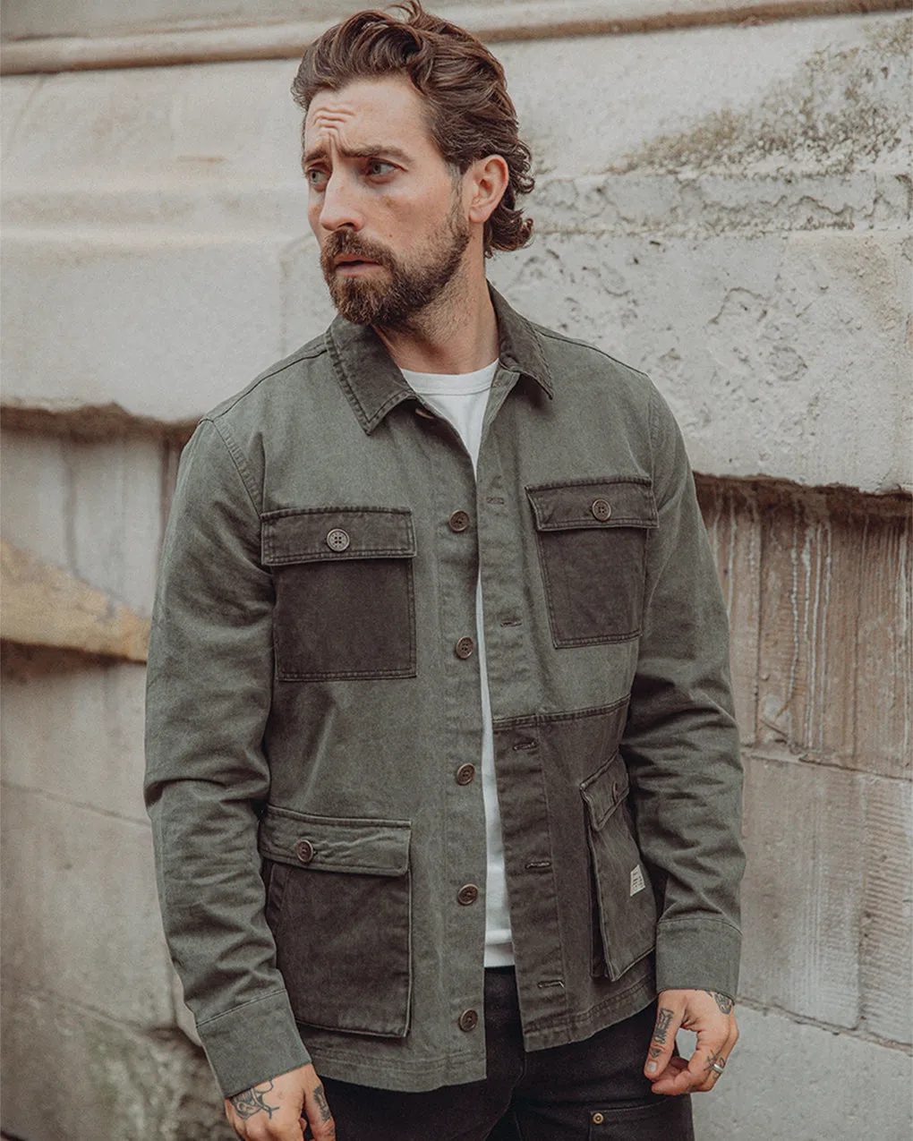 Surplus Jacket - Khaki,Men Tops