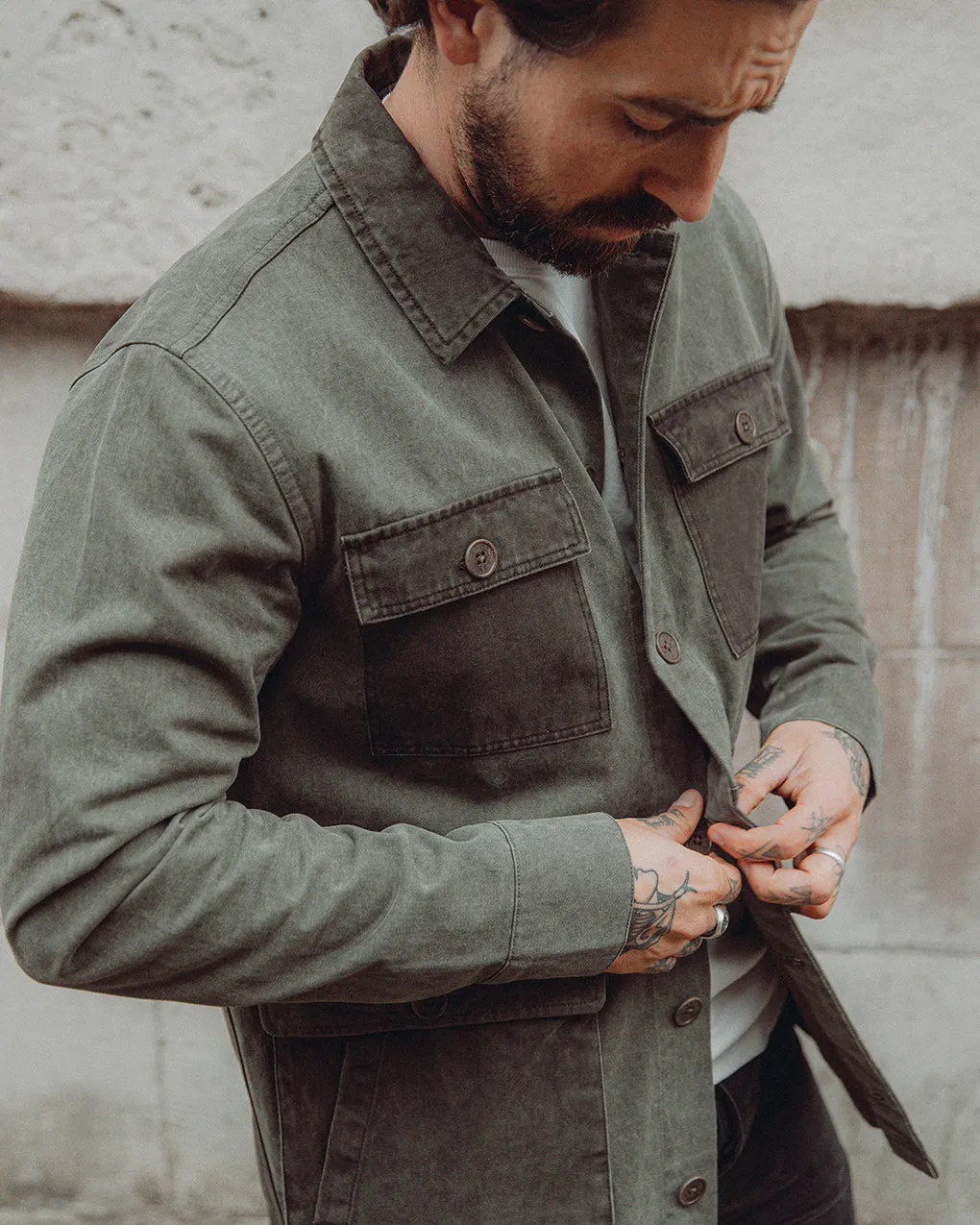 Surplus Jacket - Khaki,Men Tops